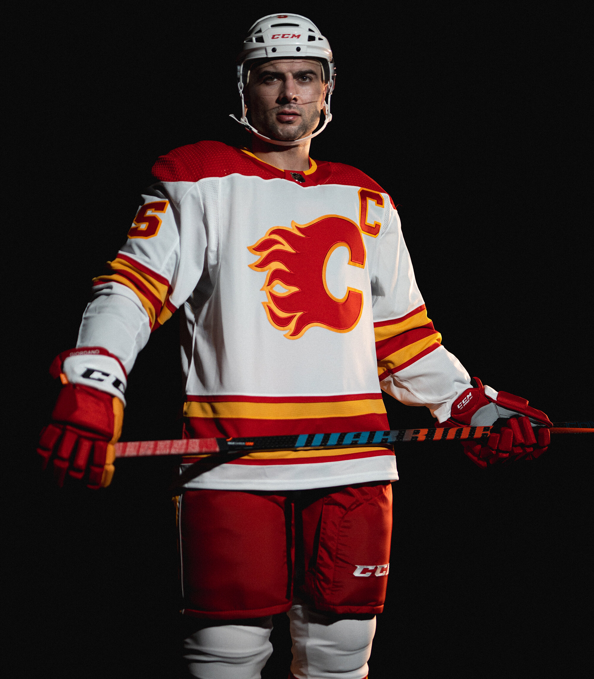 Retro flaming C: Flames adopt classic 80's jerseys on a permanent