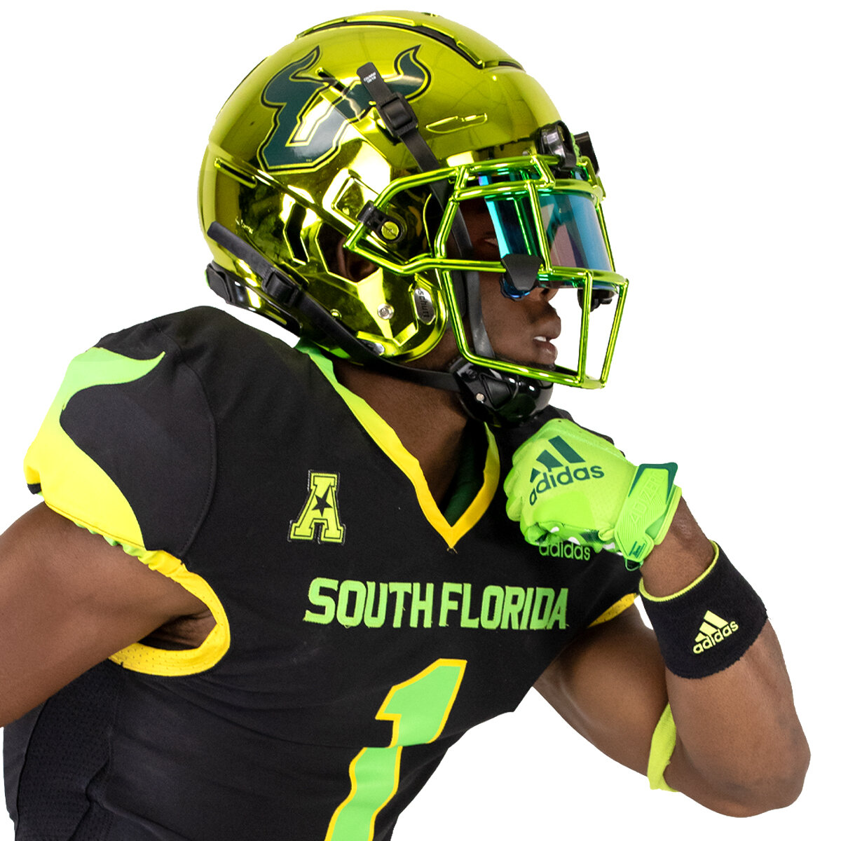 SoFloDrip 2020 SoFlo Slime Green USF Hockey Dallas Stars Uniform Concept