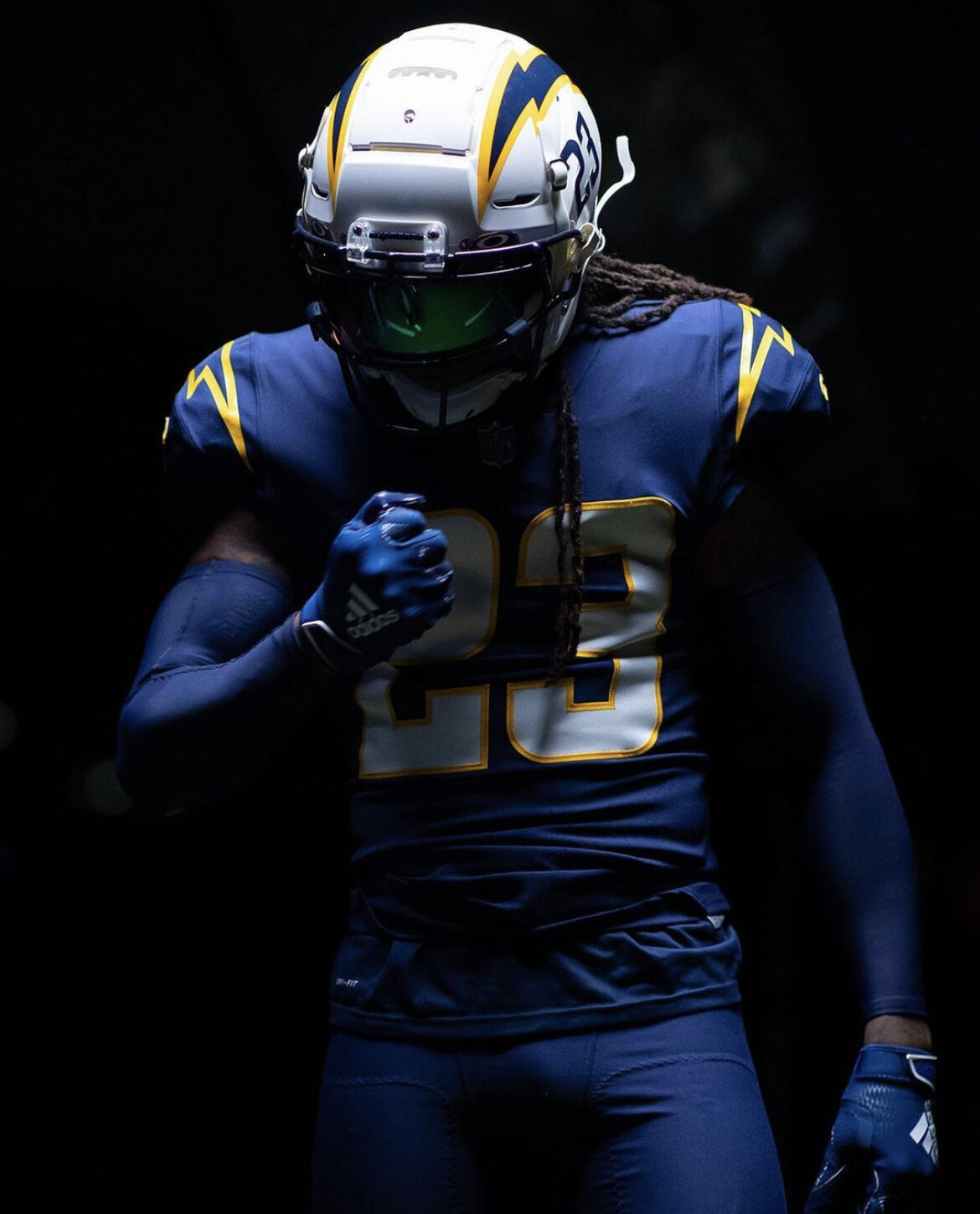 chargers navy uniforms