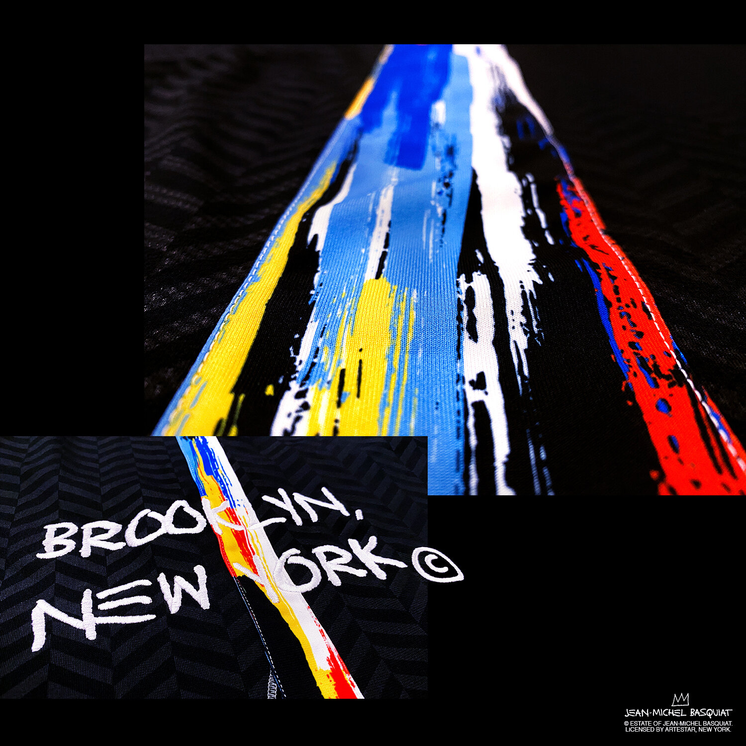 Brooklyn Nets Basquiat City Edition Air Force 1s 