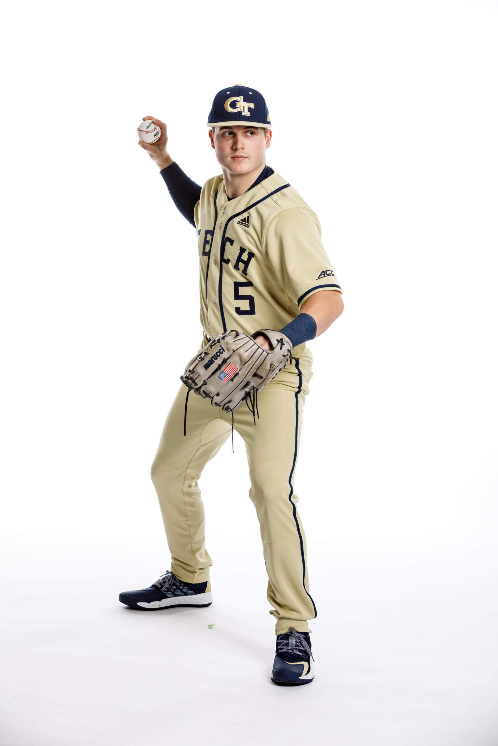Georgia Tech Baseball Gold Uniform — UNISWAG