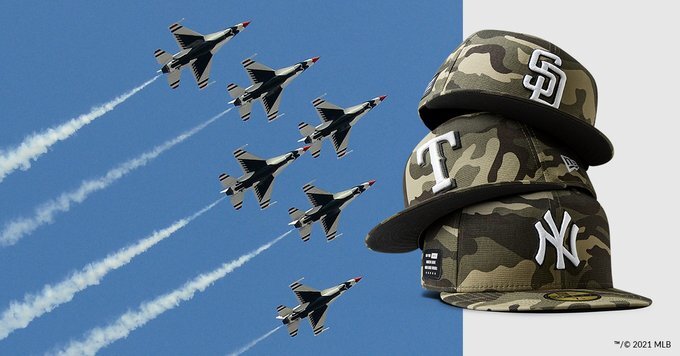 2021 MLB Armed Forces Weekend Hats