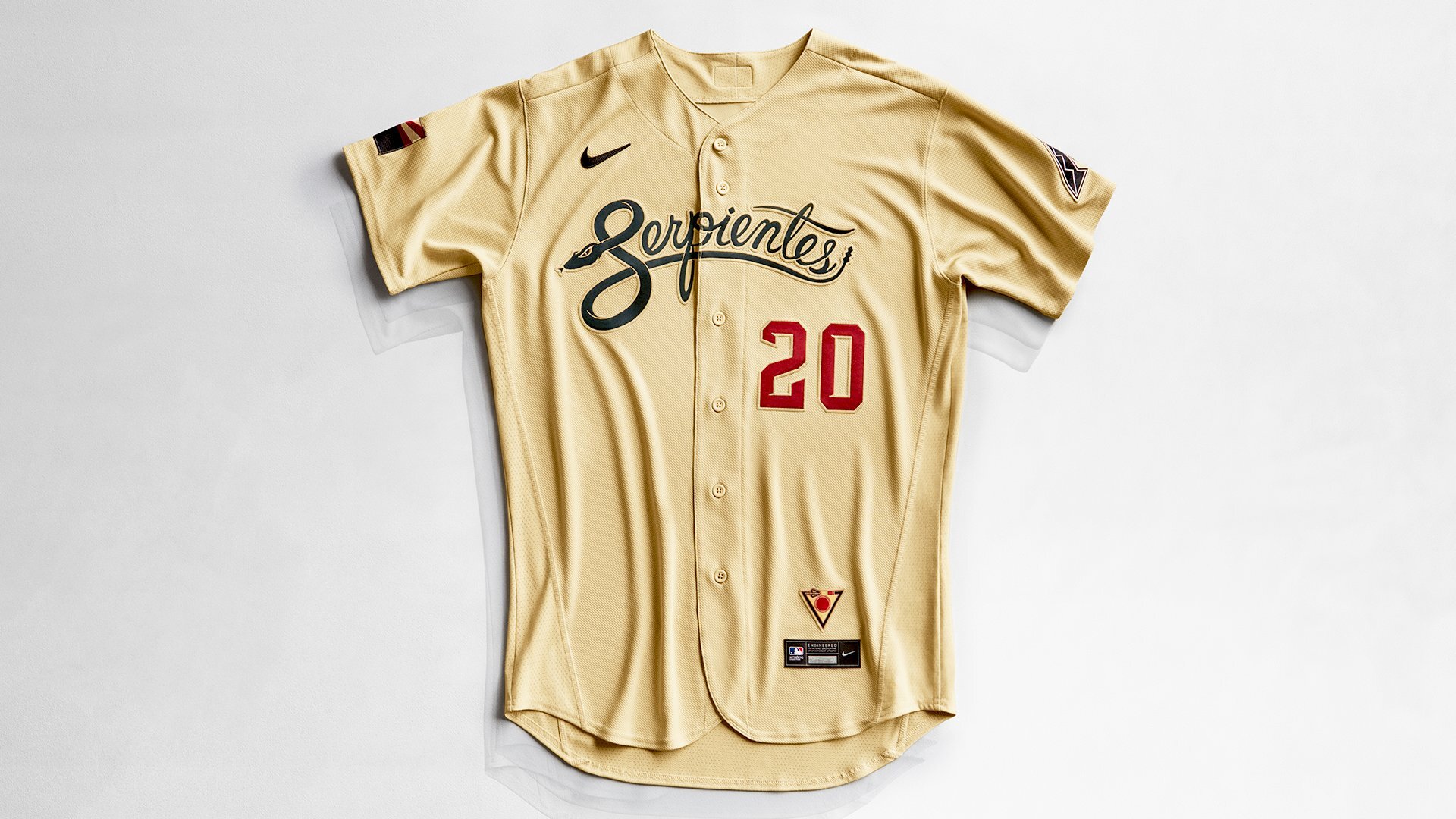 Arizona Diamondbacks Luis Gonzalez 2021 City Connect Authentic Gold Jersey