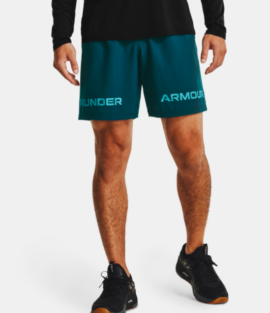 Men's UA Woven Graphic Wordmark Shorts.png