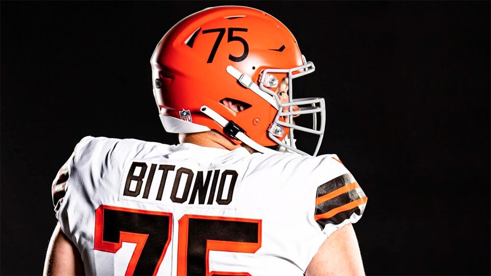 cleveland browns throwback jersey