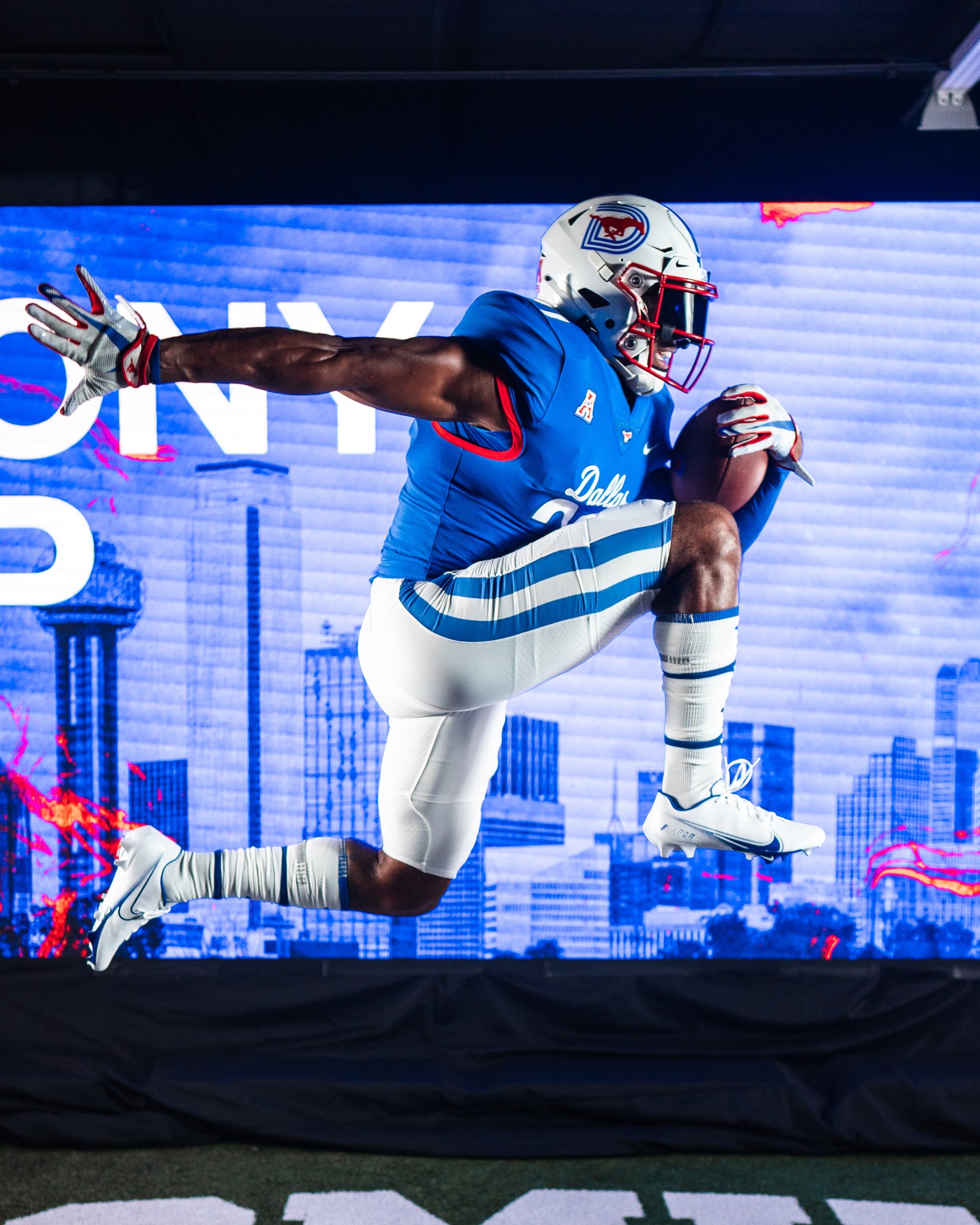 SMU Blue Dallas Jersey — UNISWAG