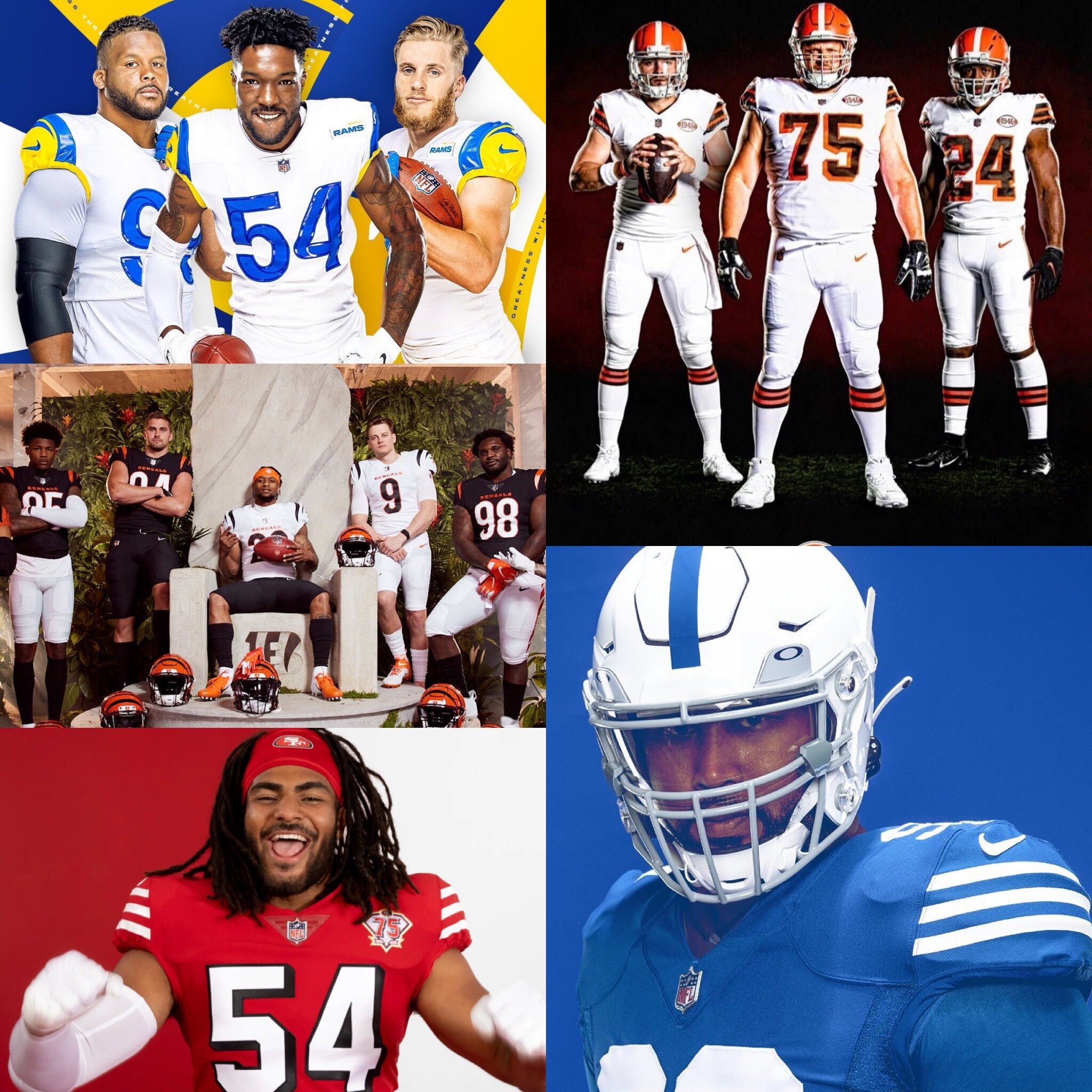 2021-22 NFL Uniform Preview
