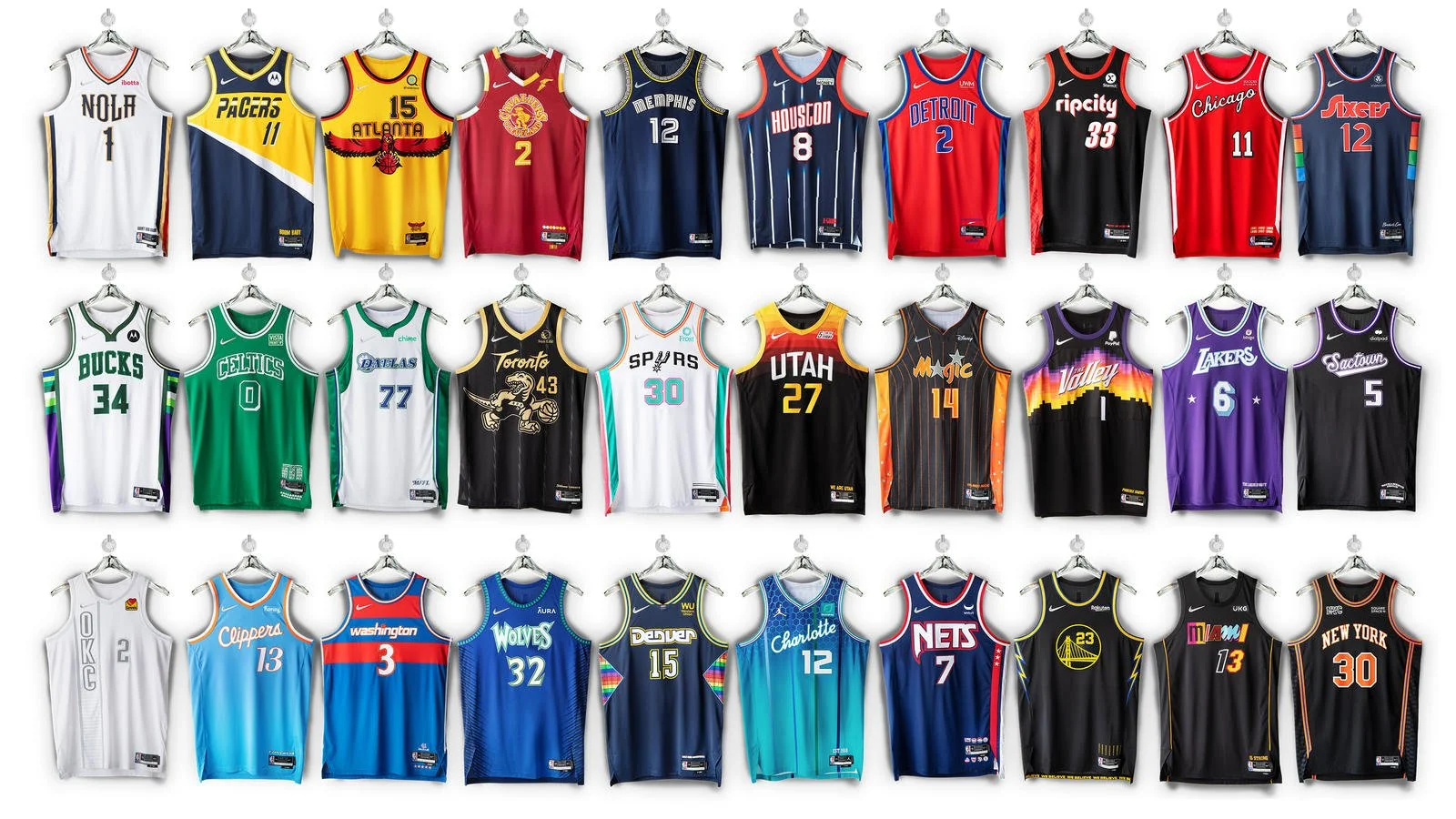 2021-22 NBA City Edition Uniforms