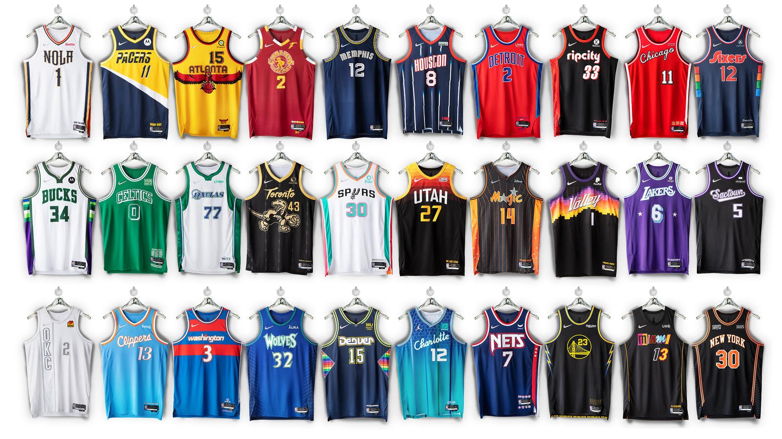 NBA Earned Edition Uniforms: All 16 designs for the 2020 playoff teams