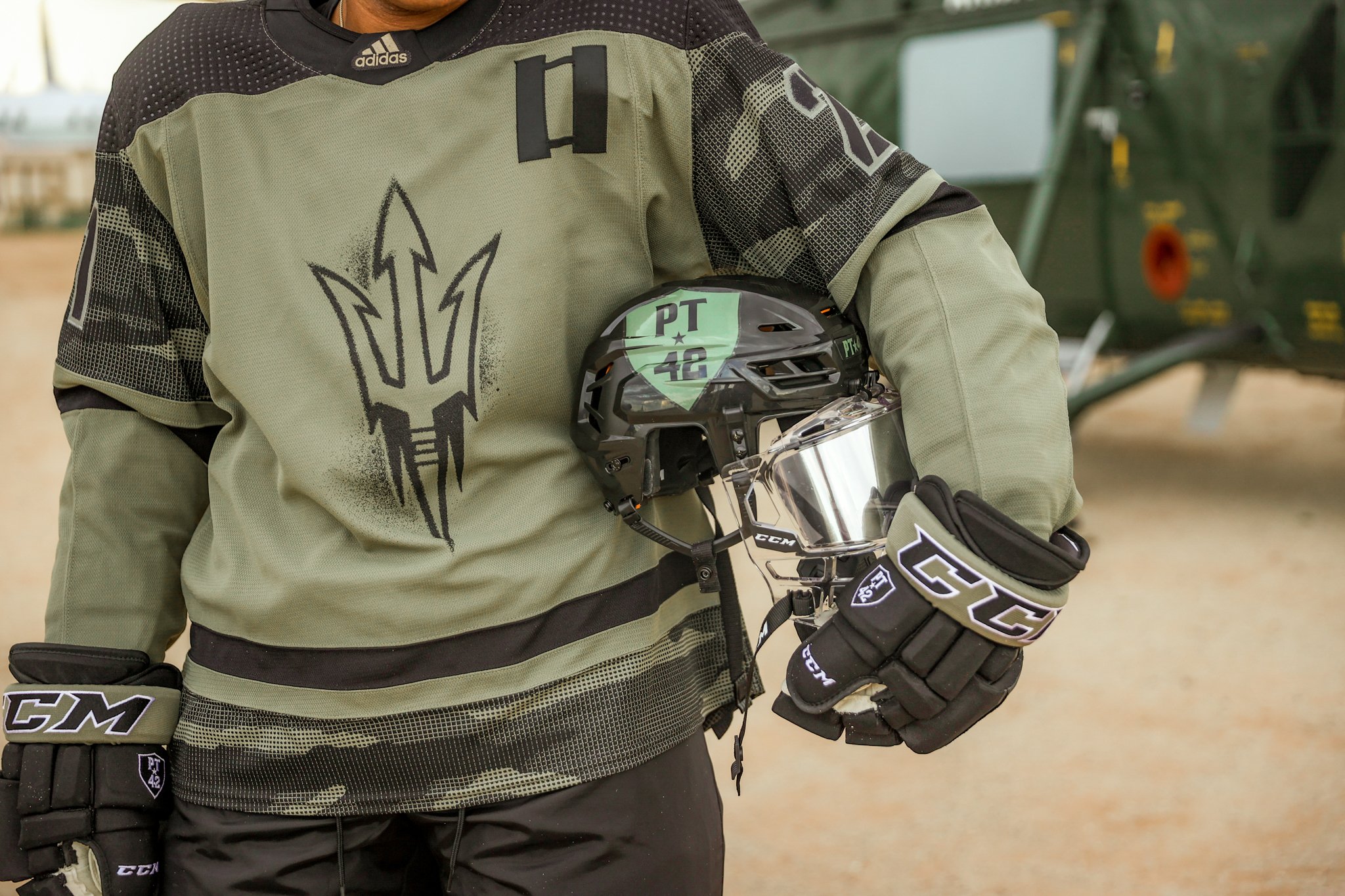 Arizona State Hockey Military Inspired Uniform — UNISWAG