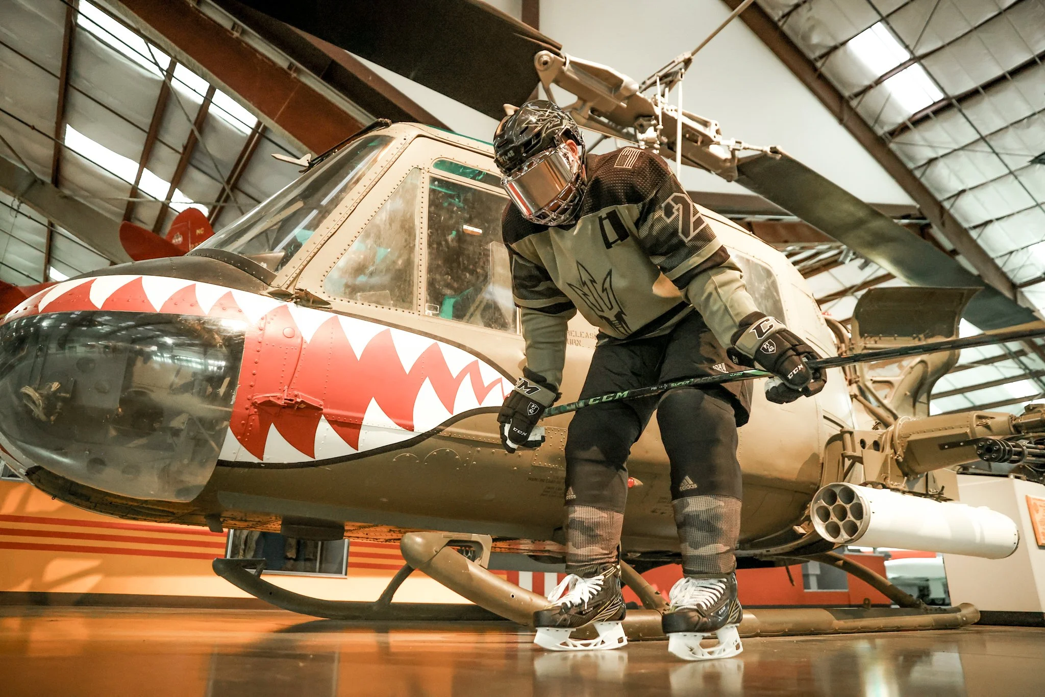 Arizona State Hockey Military Inspired Uniform