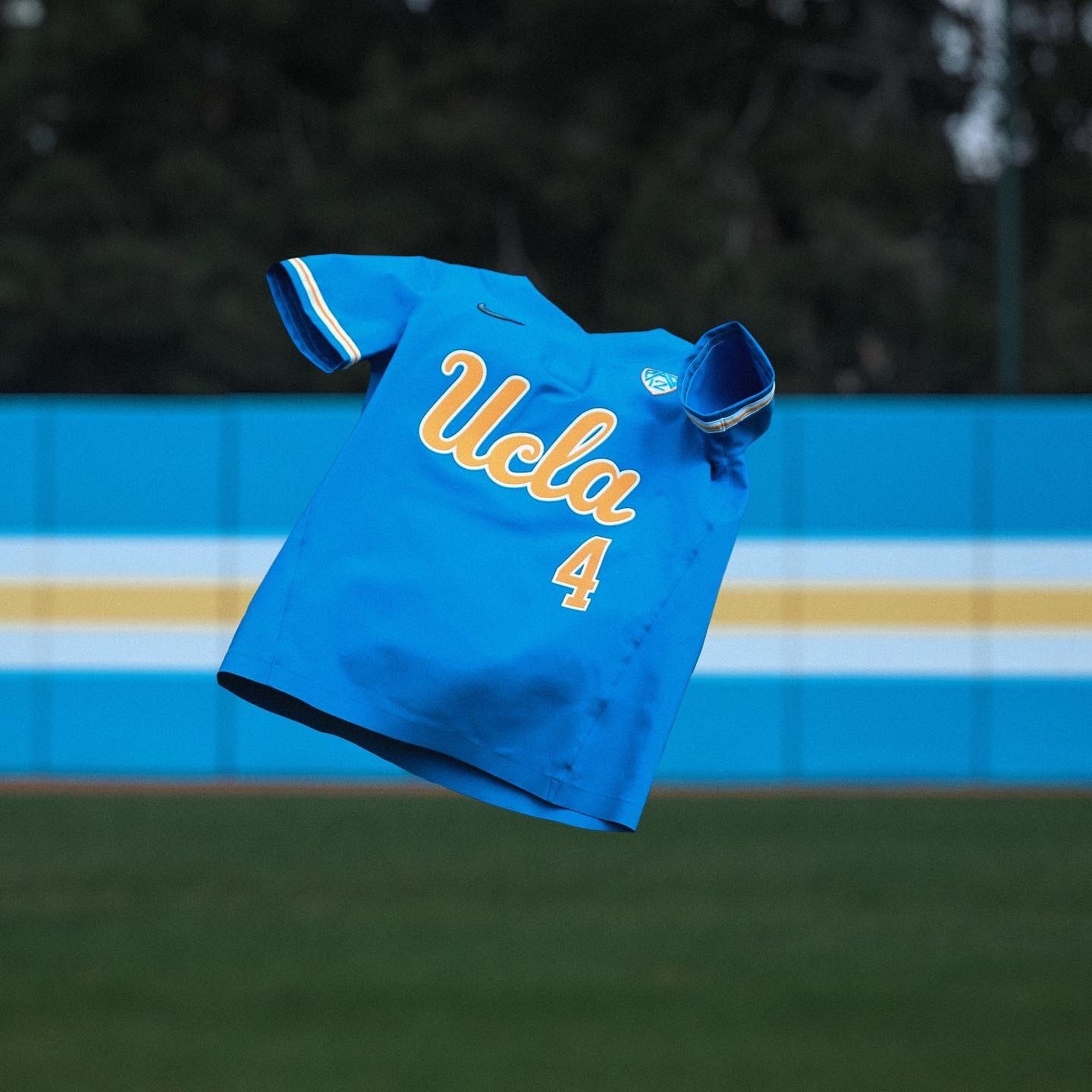 UCLA Bruins Jersey Custom Name Number Baseball Under Armour Blue