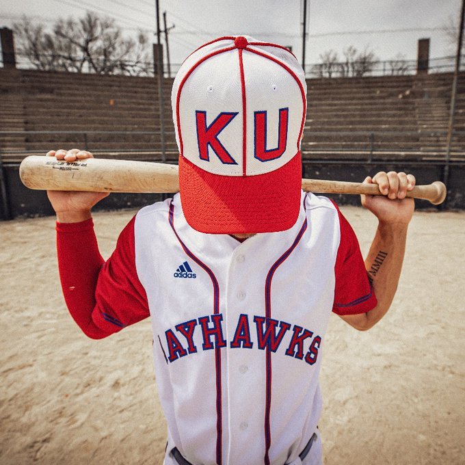 Kansas Baseball Throwback Uniform — UNISWAG