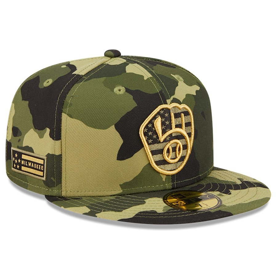 NWS Washington Nationals 2022 Armed Forces Day Camo 59fifty 7 1/2 MLB