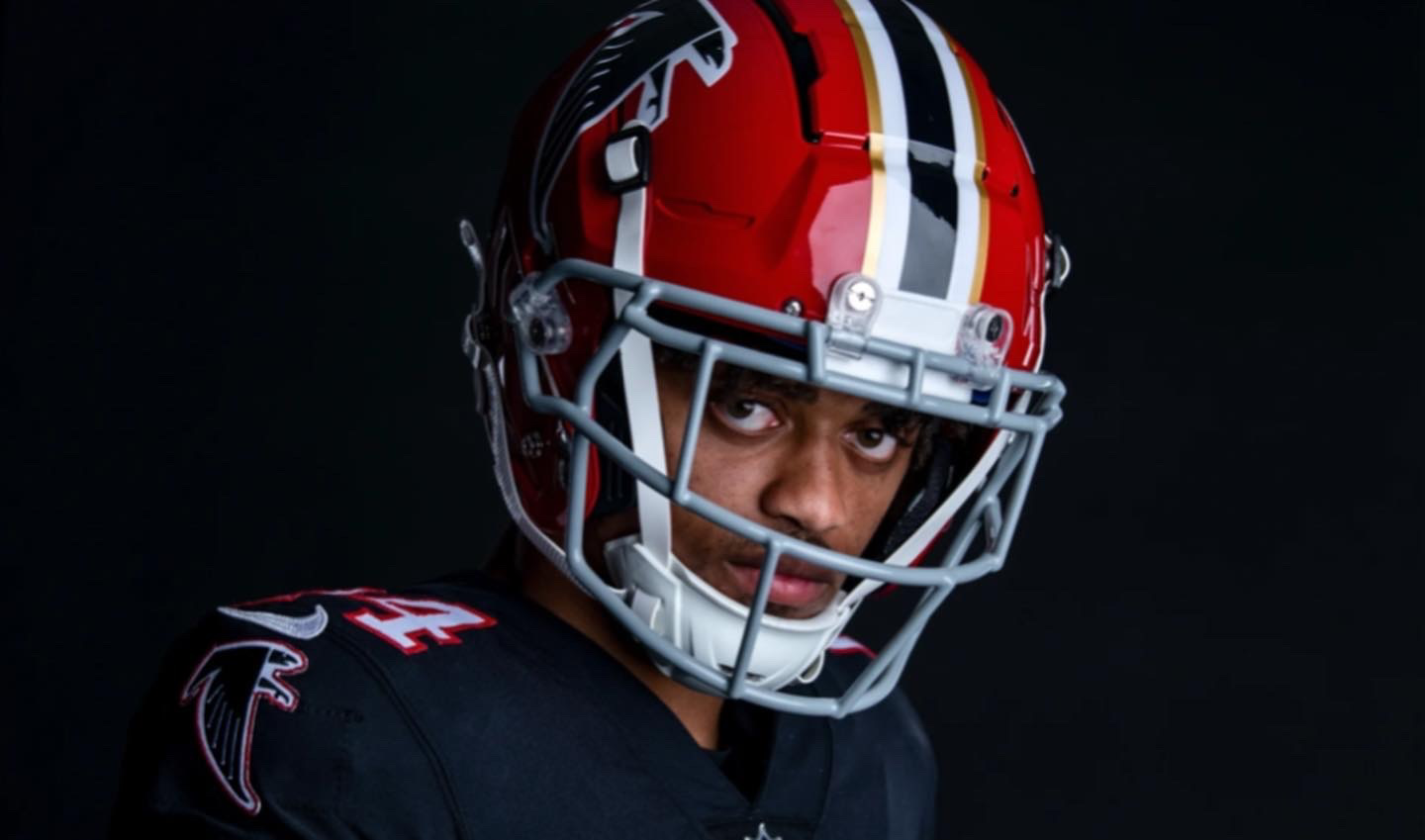 Atlanta Falcons Throwback Red Helmets — UNISWAG