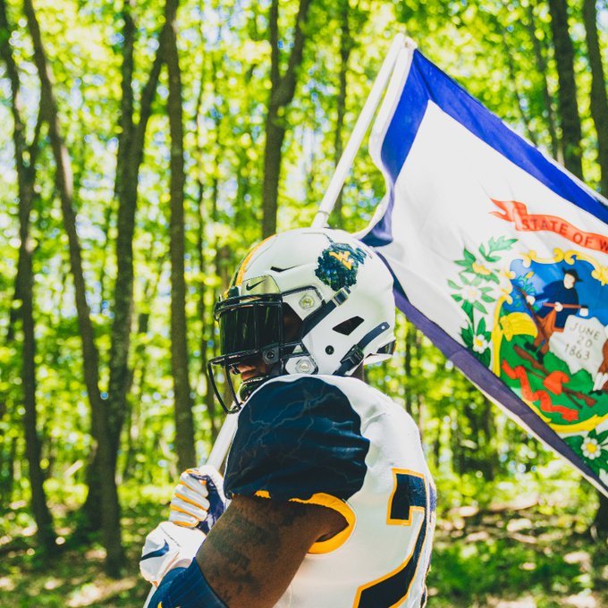 West Virginia football releases jersey design of Country Roads Uniforms -  Blue Gold Sports