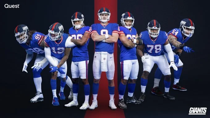 New York Giants Classic Blue Uniform