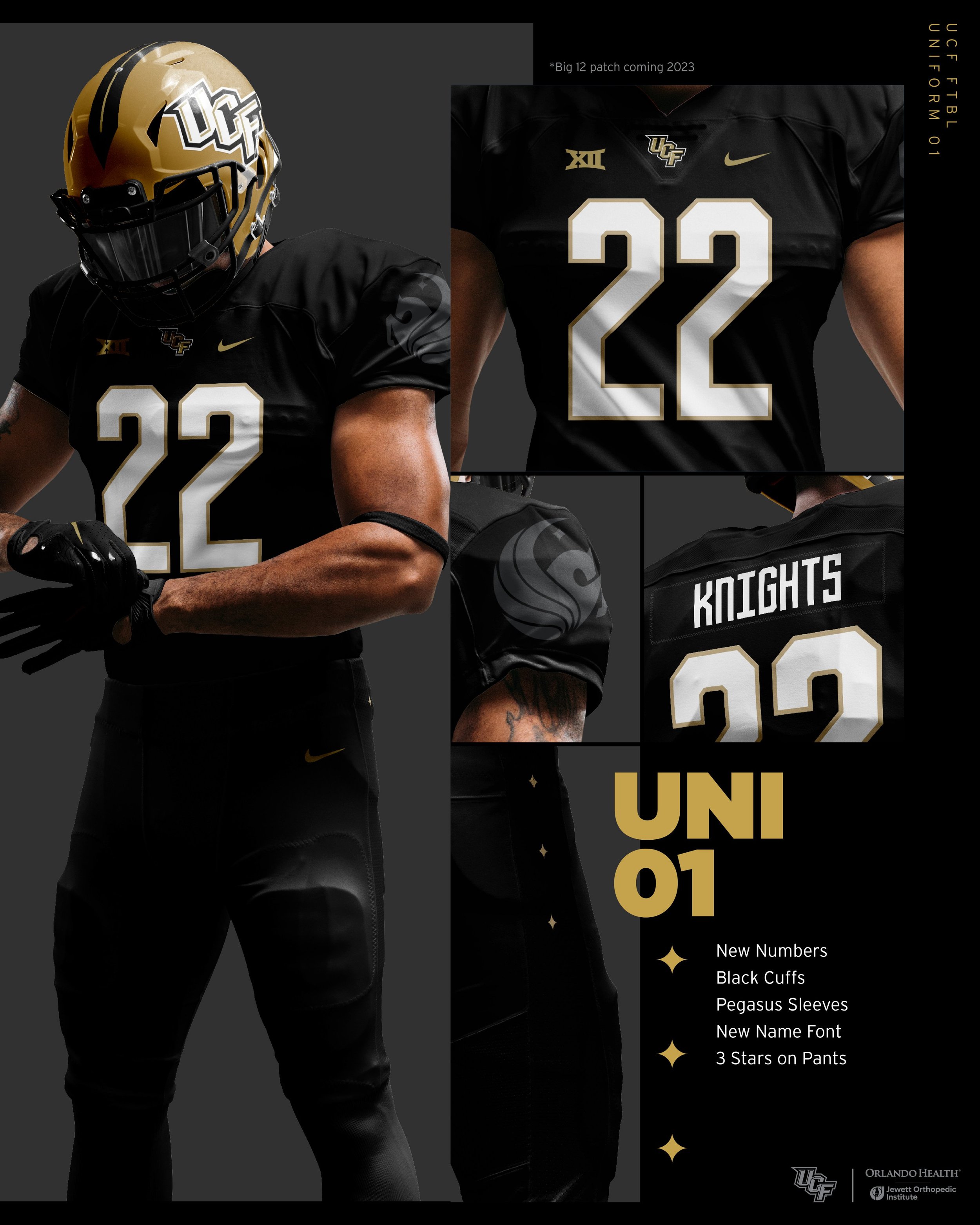Round Table: UCF Unveils New Football Uniforms for 2022 - Black & Gold  Banneret