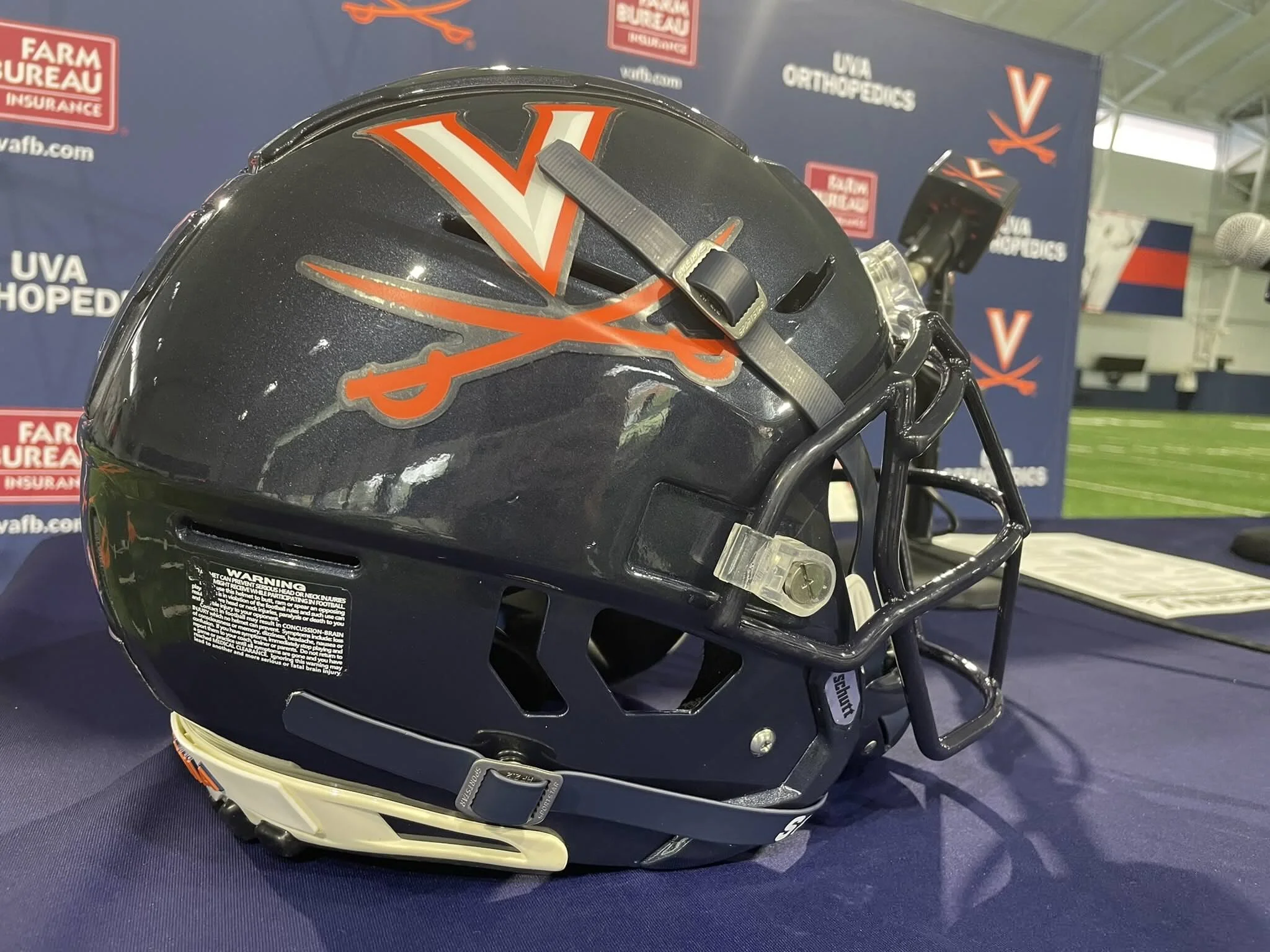 New UVA Football Helmets