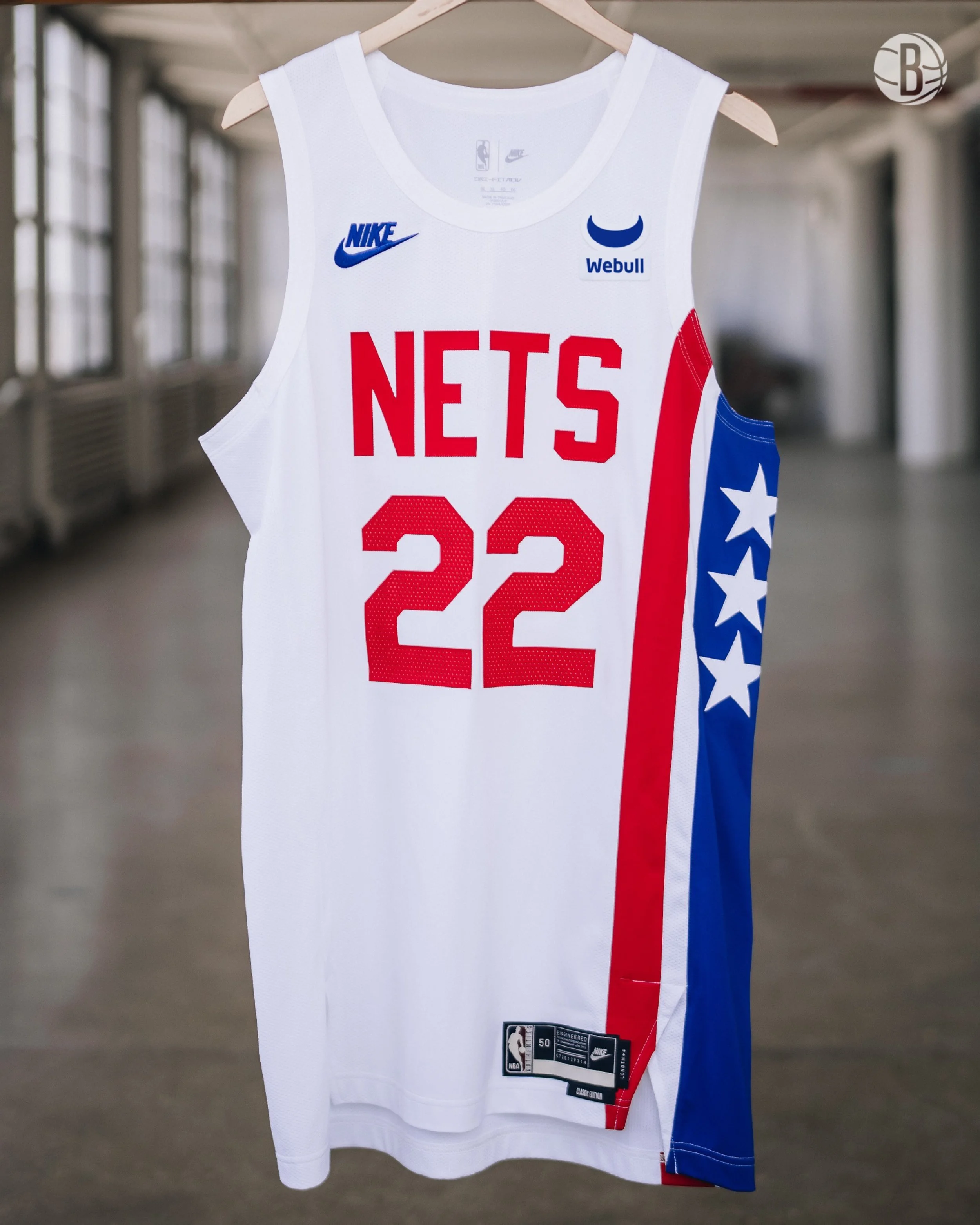 Brooklyn Nets 'Stars and Stripes' Classic Edition Uniform