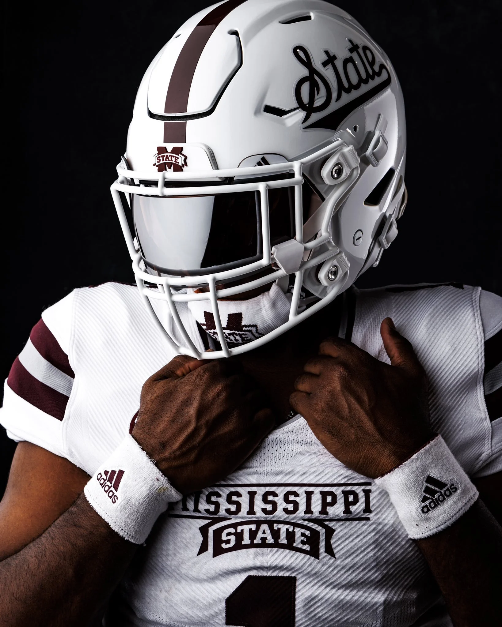 Mississippi State White Uniform