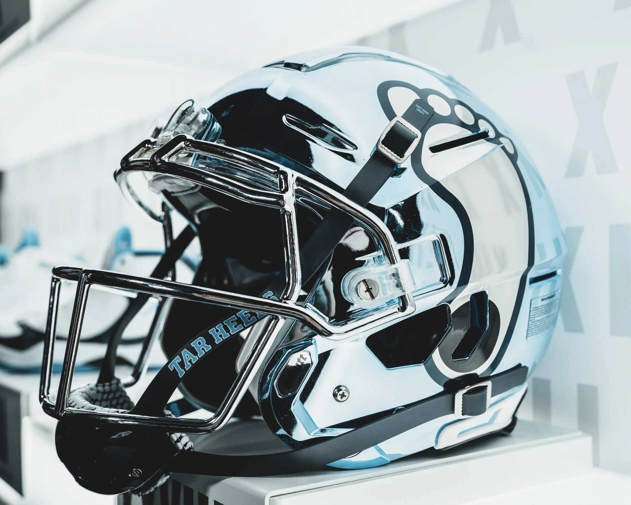 UNC Chrome Helmets