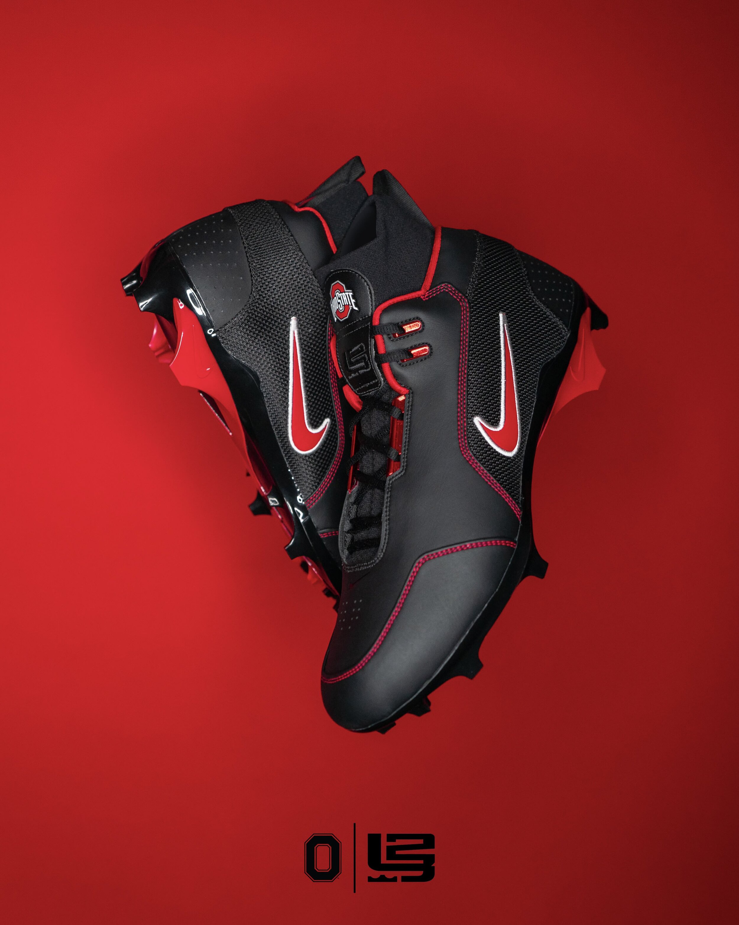 Ohio State Nike LeBron James Air Zoom Generation 1 Cleats UNISWAG