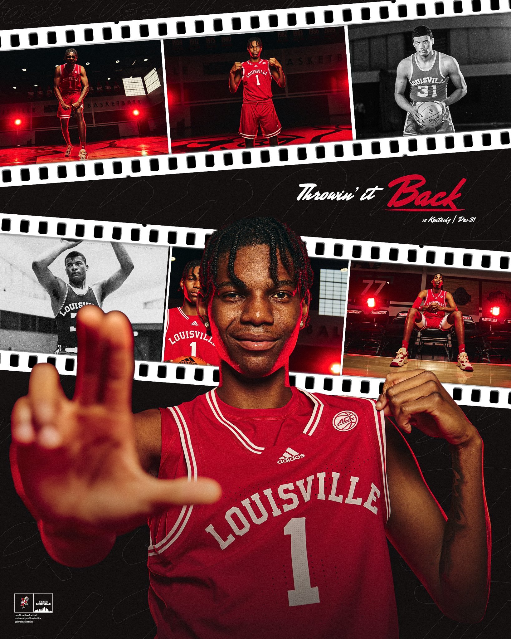 Louisville Basketball Red Retro Uniform — UNISWAG