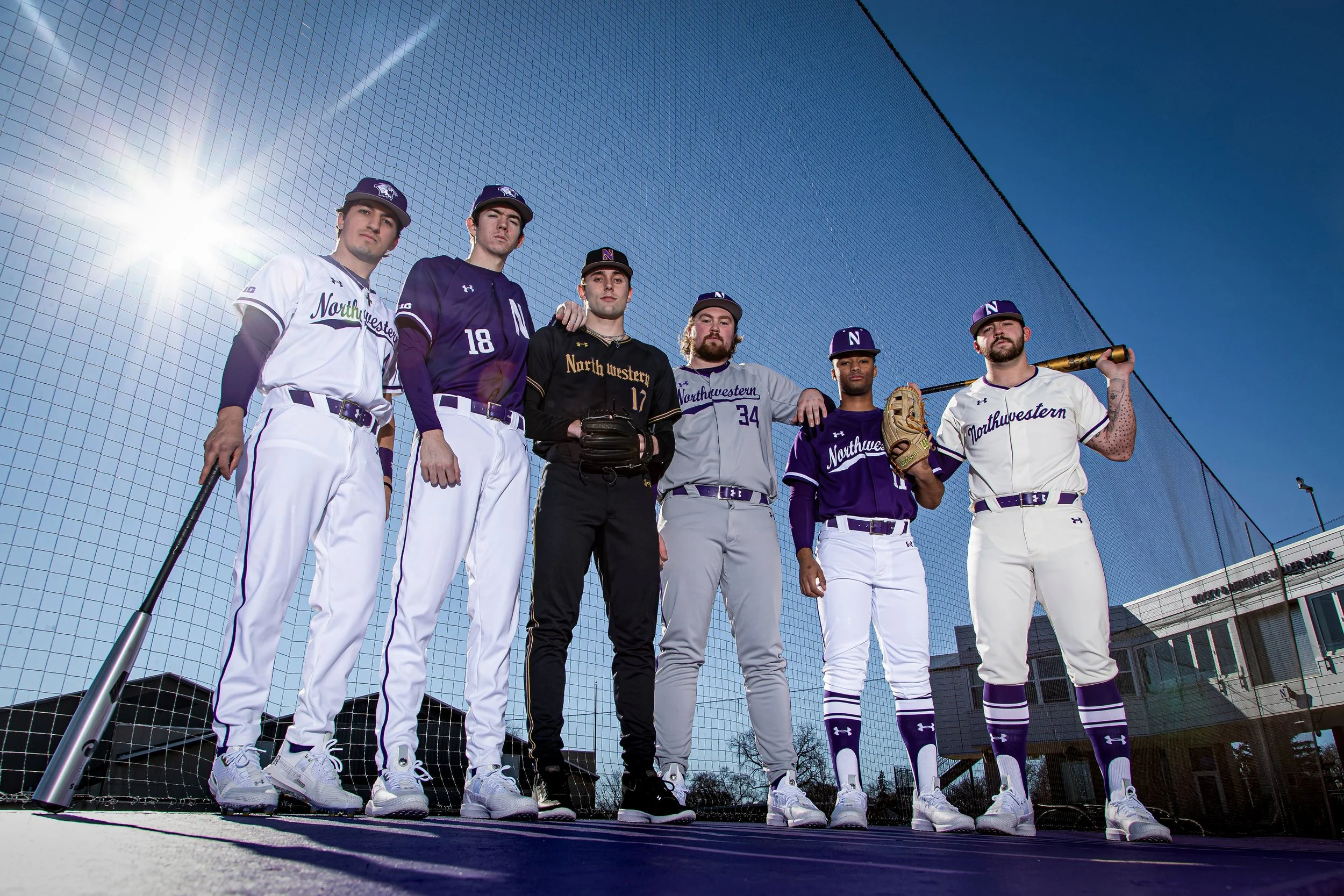 New Northwestern Baseball Uniforms