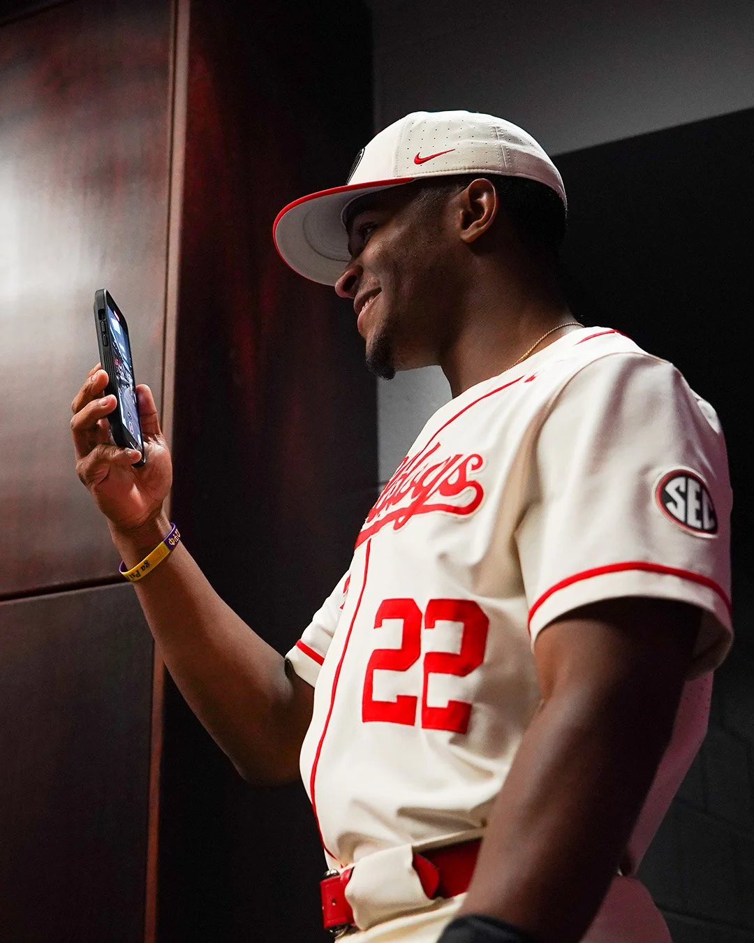 Georgia Baseball New Cream Uniform