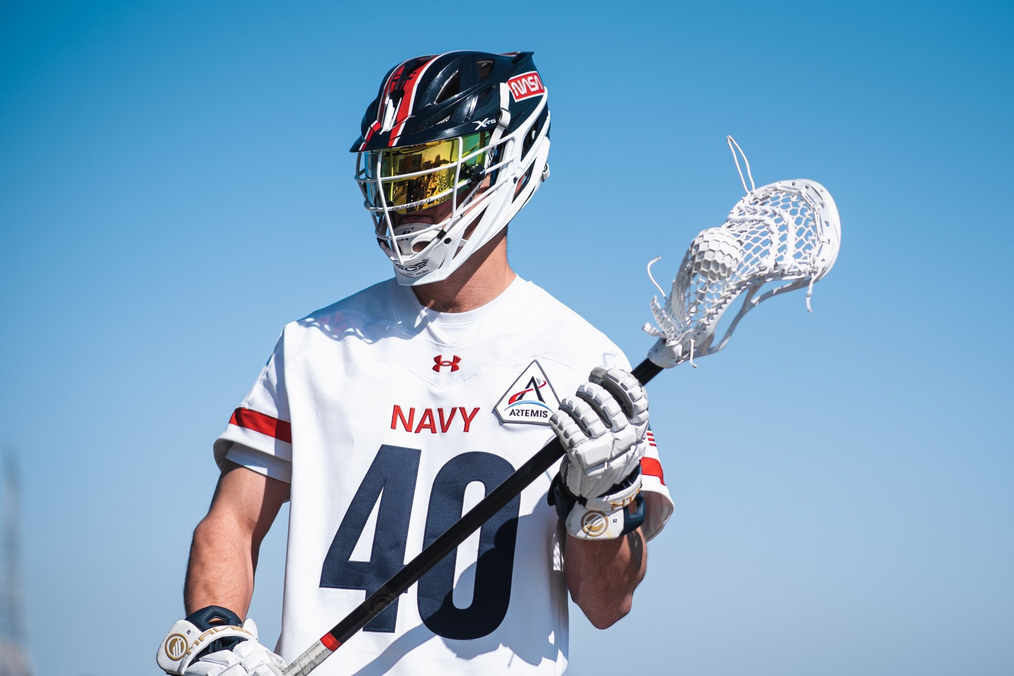 Navy Lacrosse NASA-Themed Uniform — UNISWAG