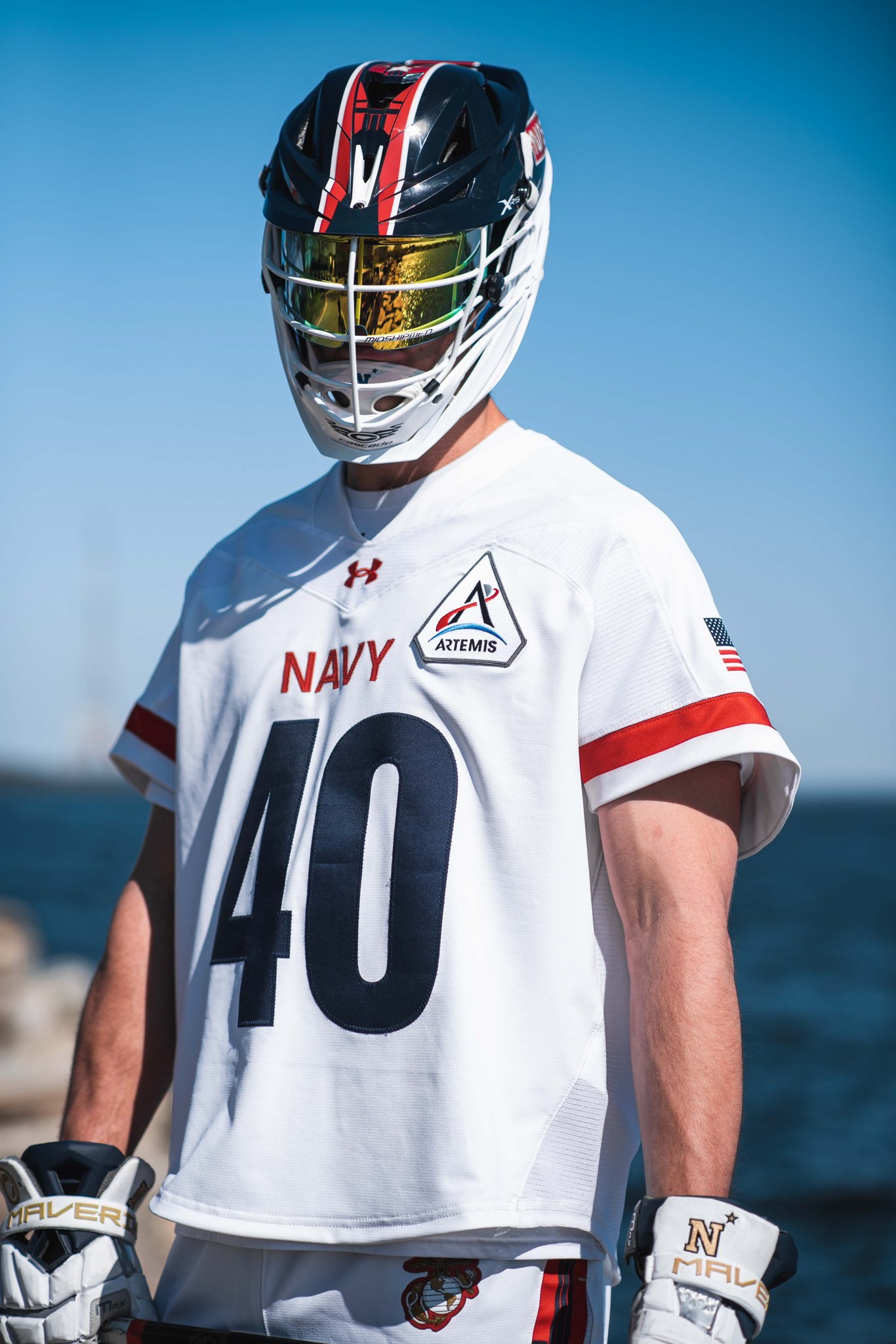 Navy Lacrosse NASA-Themed Uniform — UNISWAG