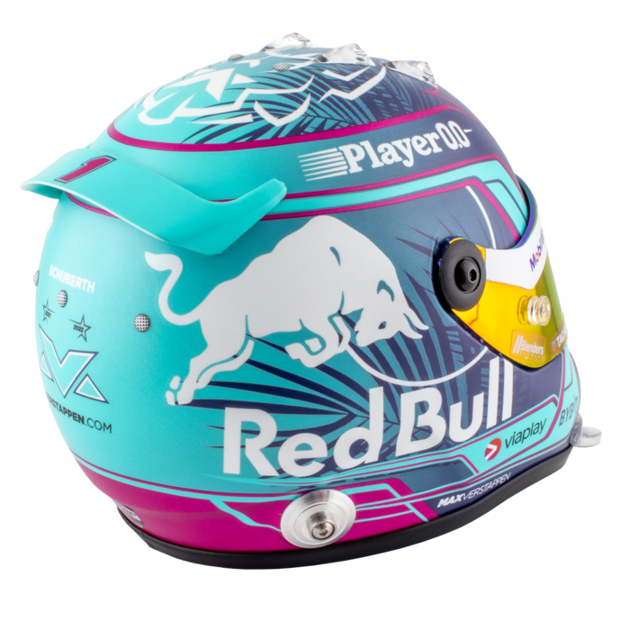 f1 miami football helmets Riddell Hurricanes Mini White 'Speed' Helmet  Miami Team Store Formula 1 Miami GP Riddell