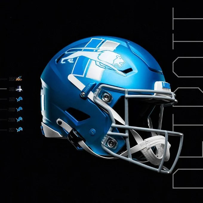 Detroit Lions Alternate Helmet