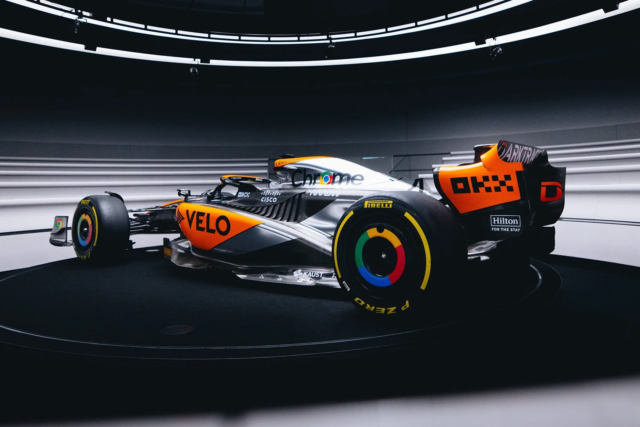 McLaren Unveils Special Chrome Livery for British Grand Prix