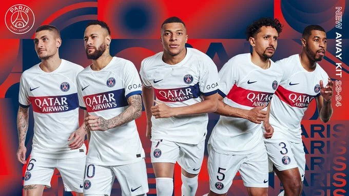 Paris Saint-Germain New 2023-2024 Away Kit