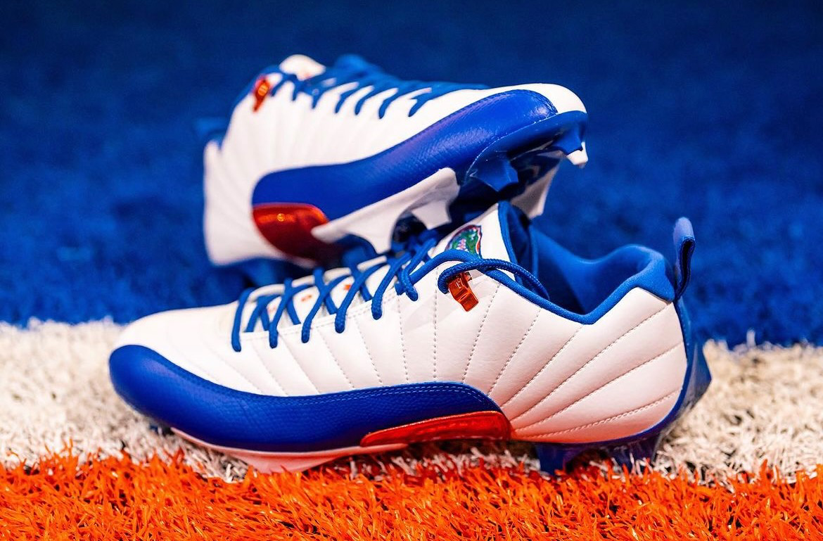 Florida Gators Jordan 12 Low Cleats — UNISWAG