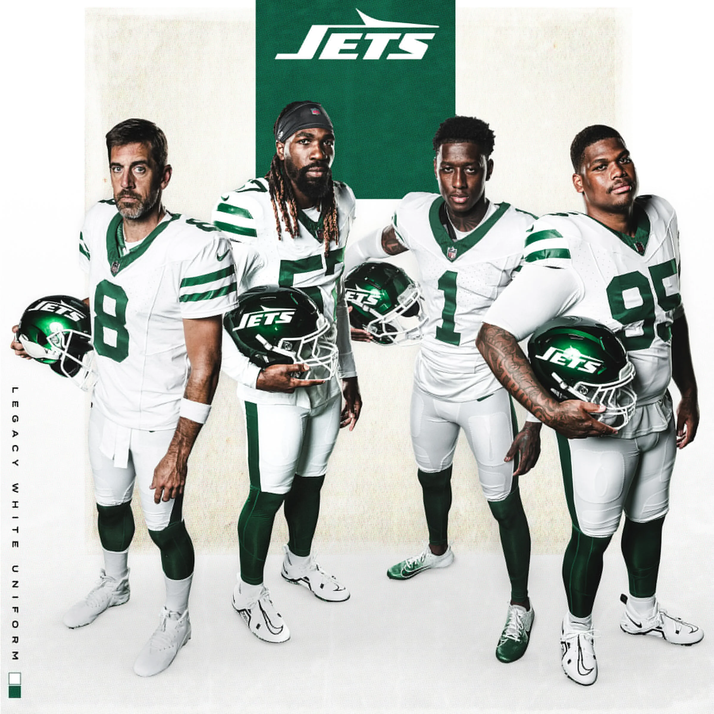 New York Jets Unveil Legacy White Throwback Uniform