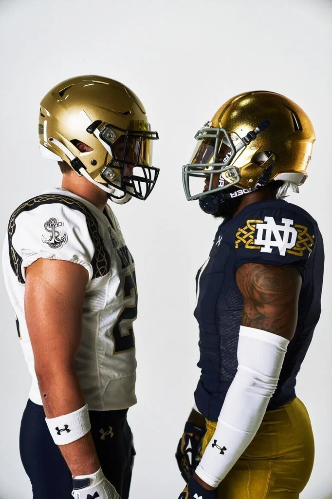  Notre Dame and Navy Unveil Alternate Uniforms for 2023 Ireland Opener