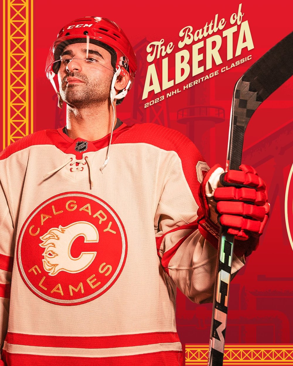The Calgary Flames and Edmonton Oilers release 2023 Heritage