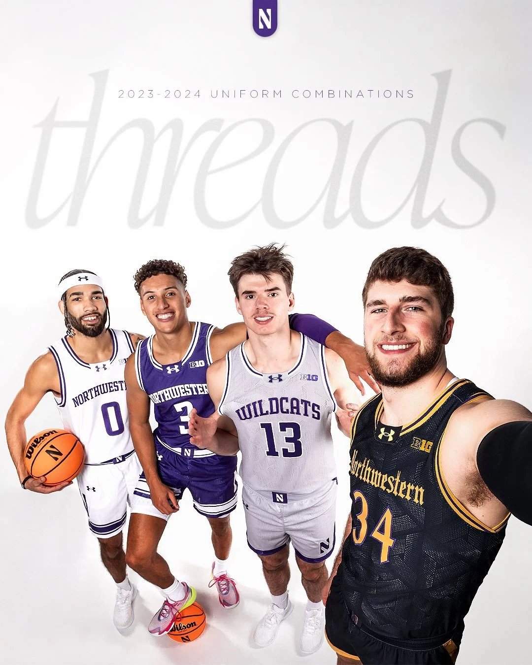 New Uniforms for Northwestern Men's Basketball