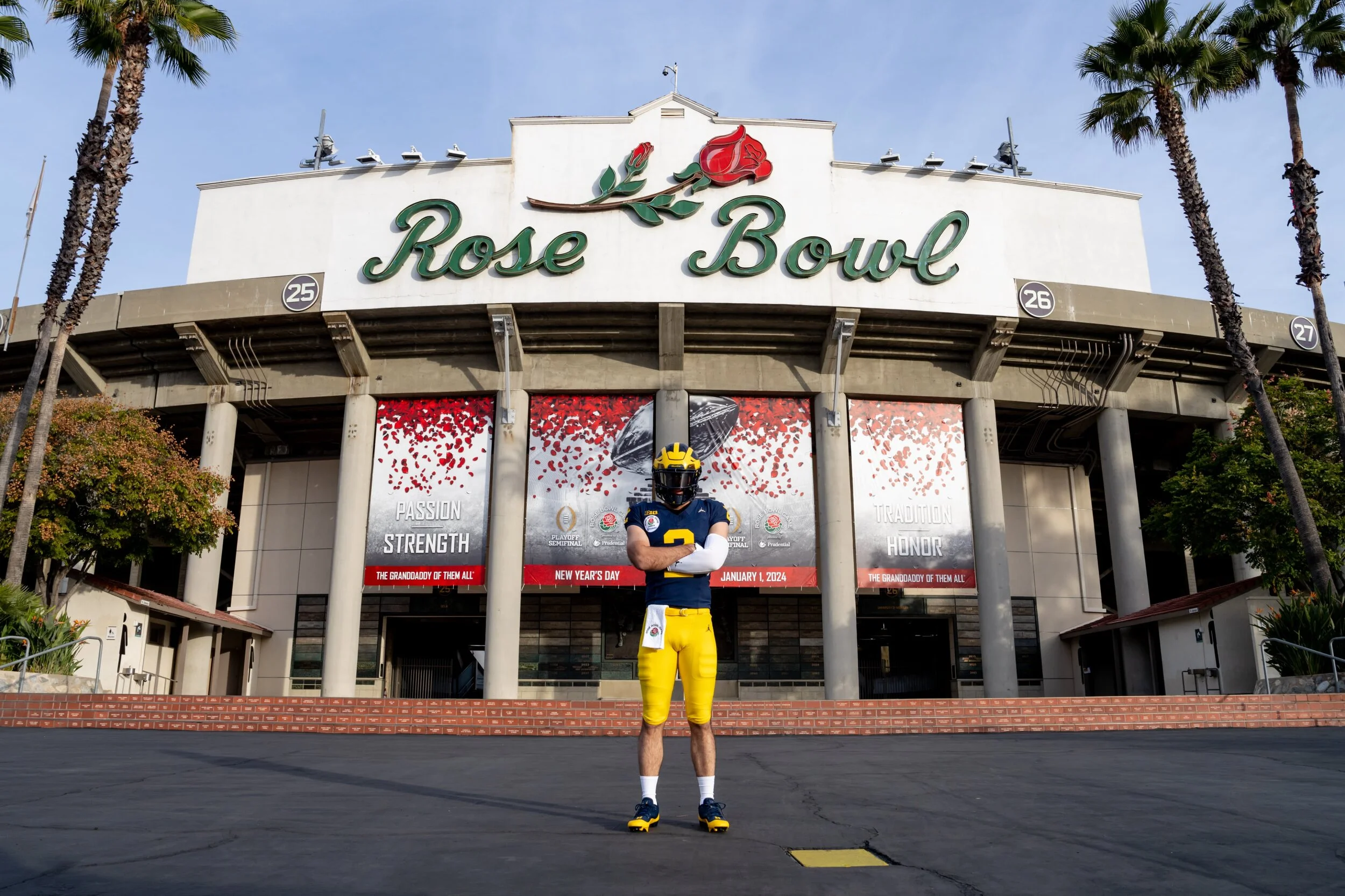 Michigan Rose Bowl Uniform