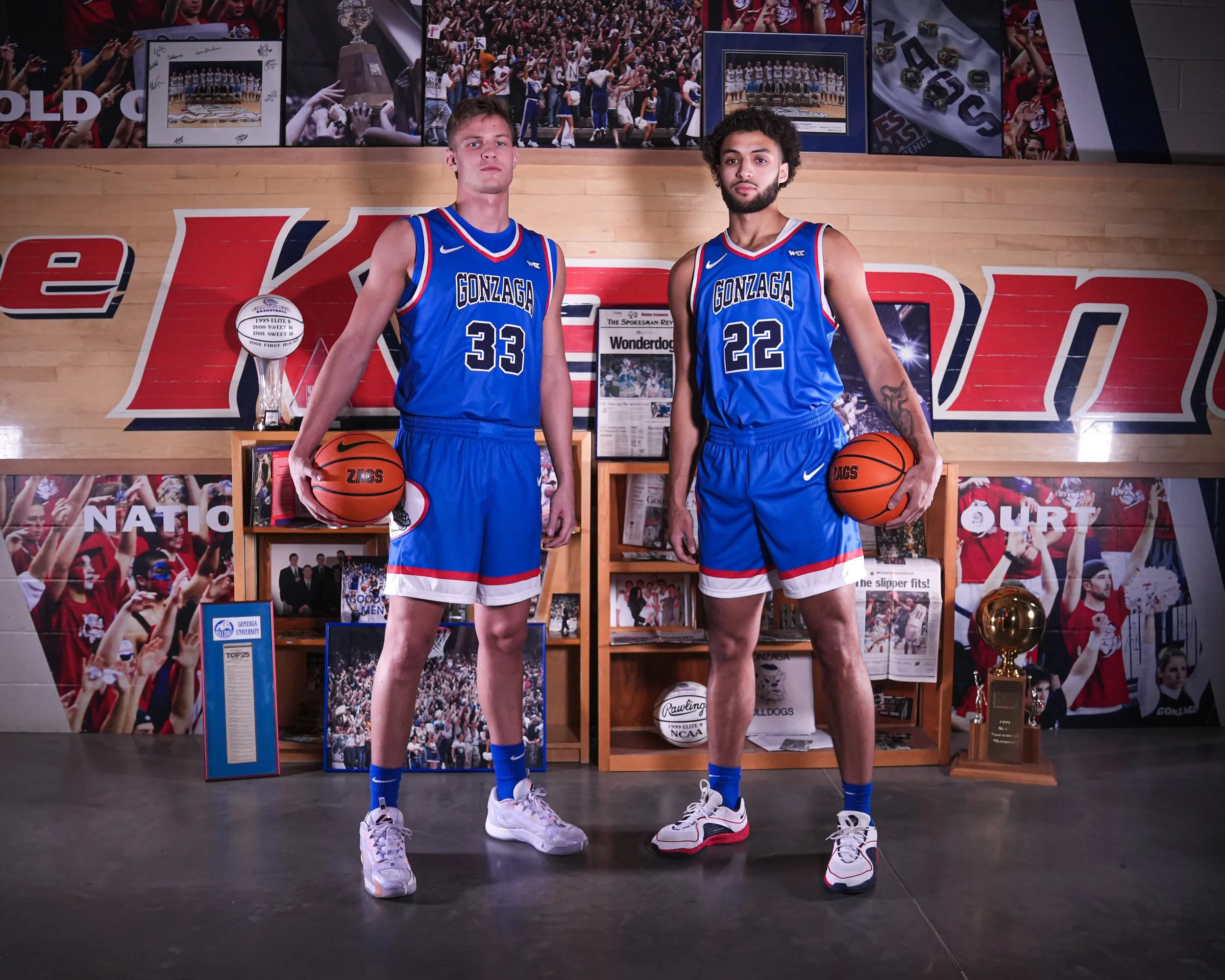 Gonzaga Basketball Throwback Uniform