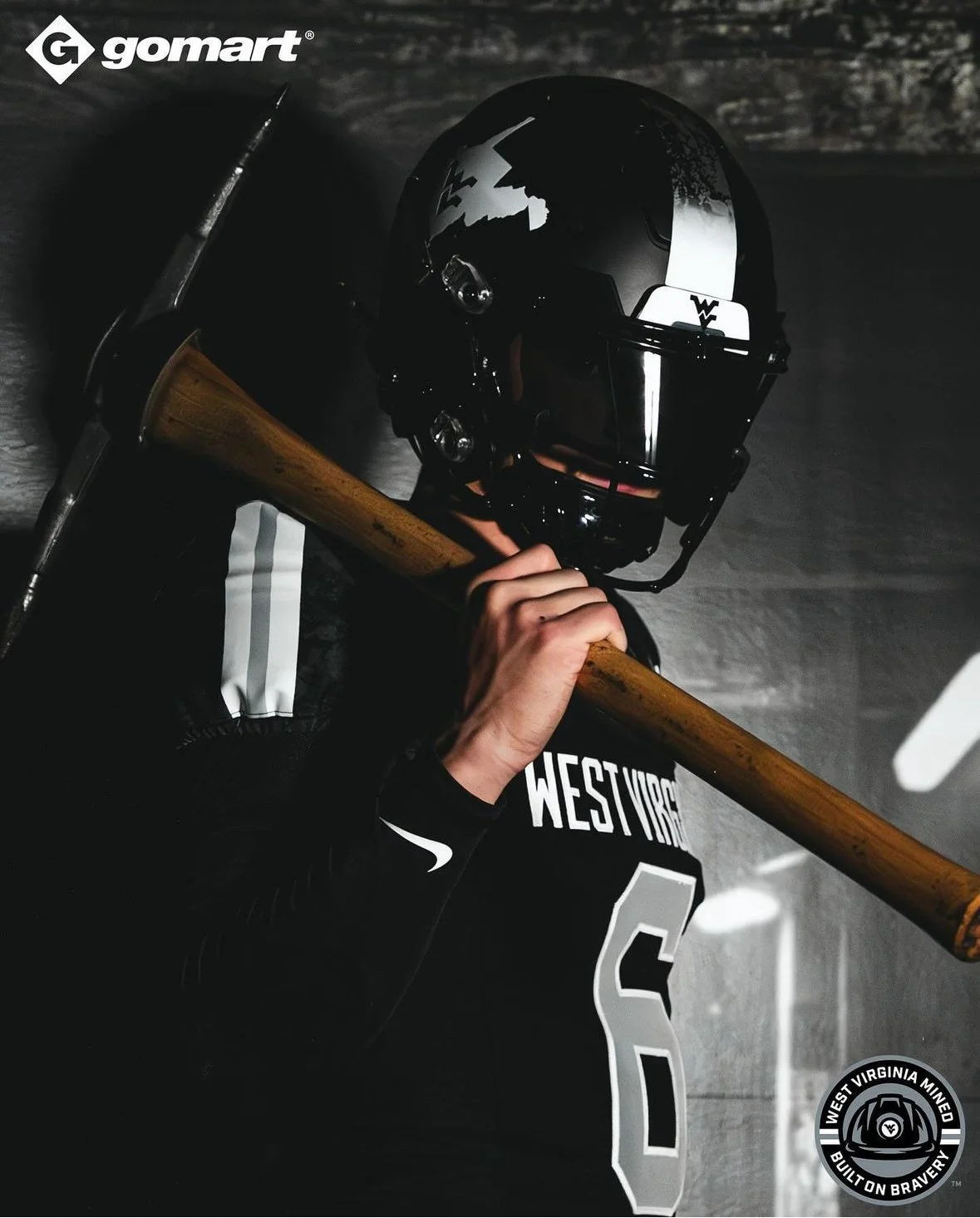 Black Alternate Coal Rush Uniform for West Virginia Football