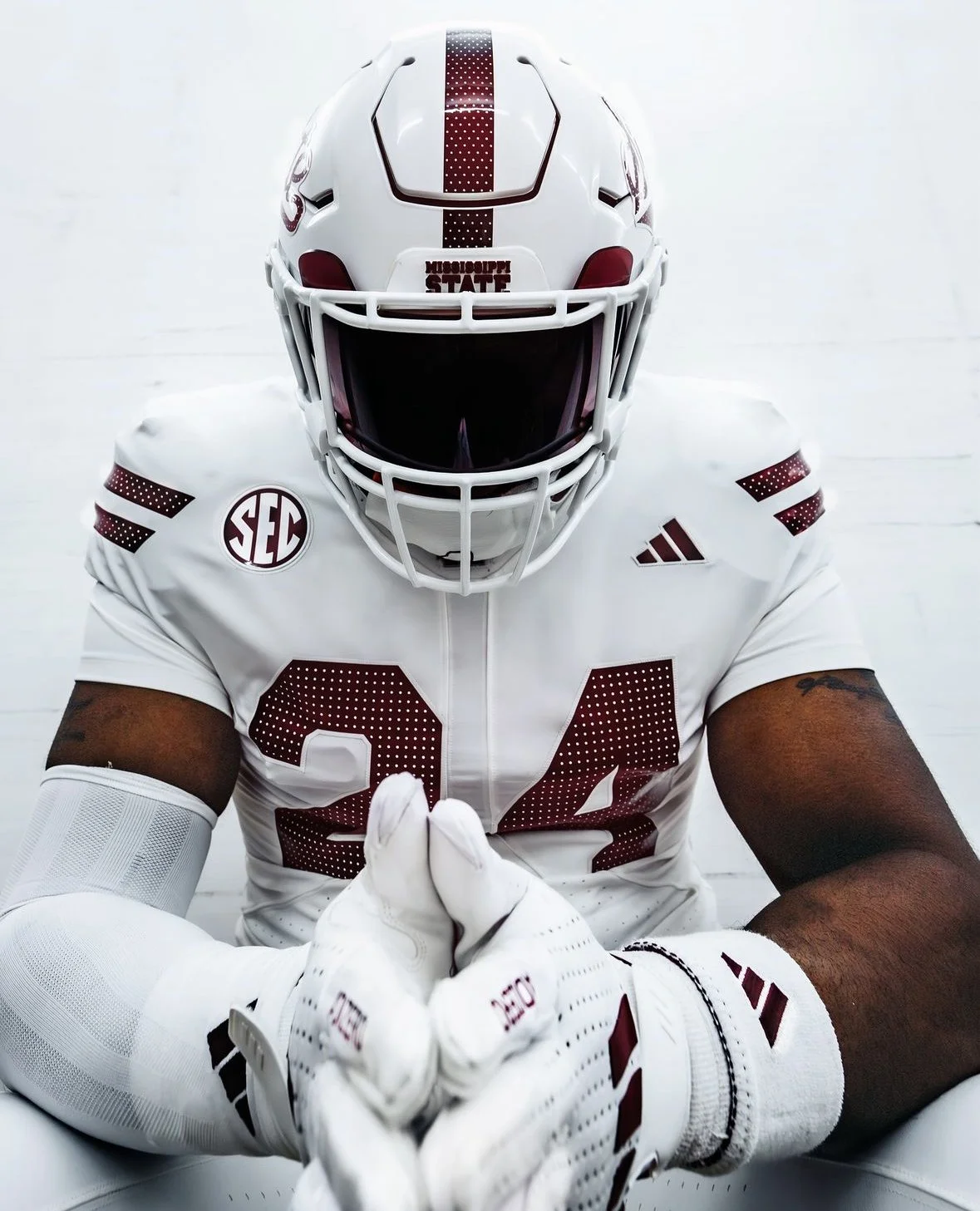 Mississippi State Football's New Icy White Uniform