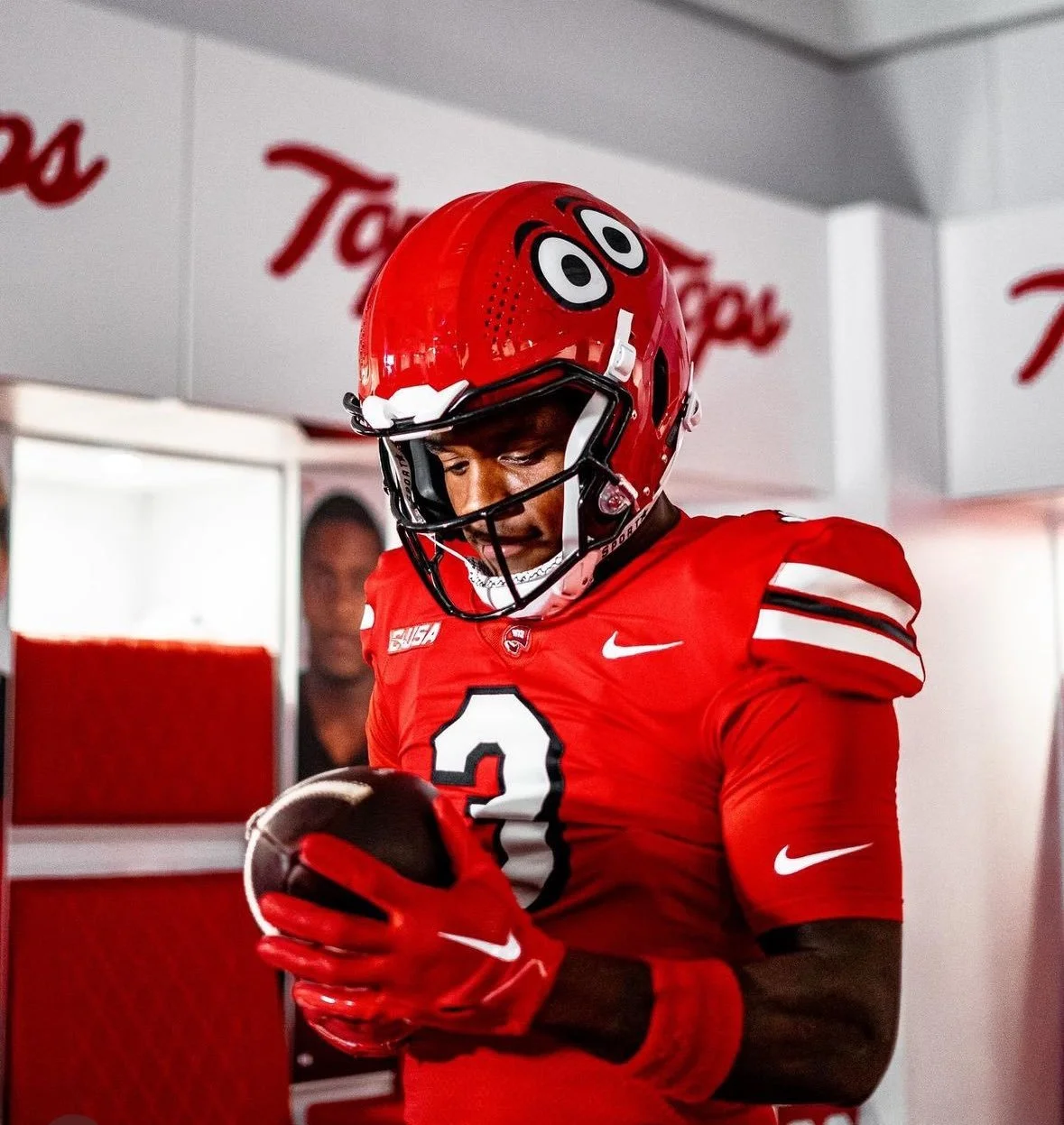 WKU Football Unveils New Big Red Helmets