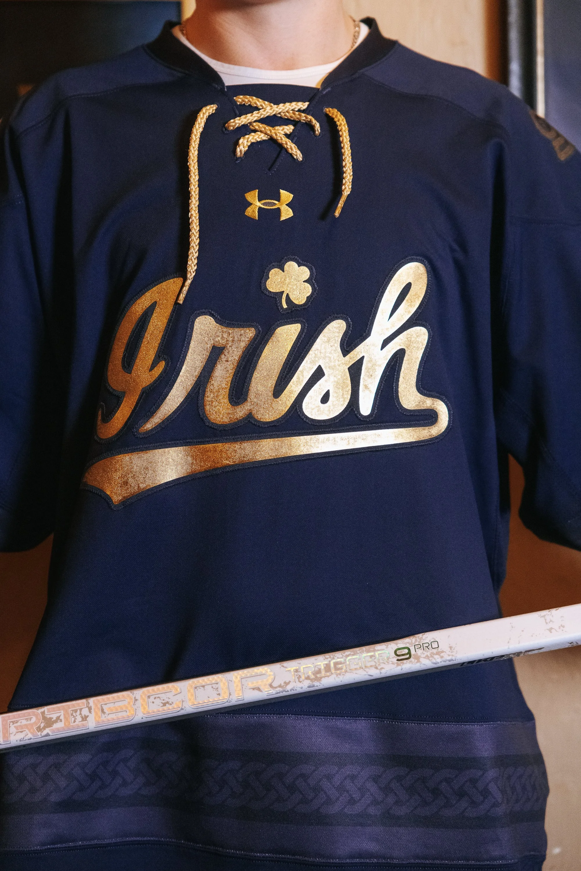 Notre Dame Hockey Unveils Special Jersey for Friendship Four Tournament in Belfast