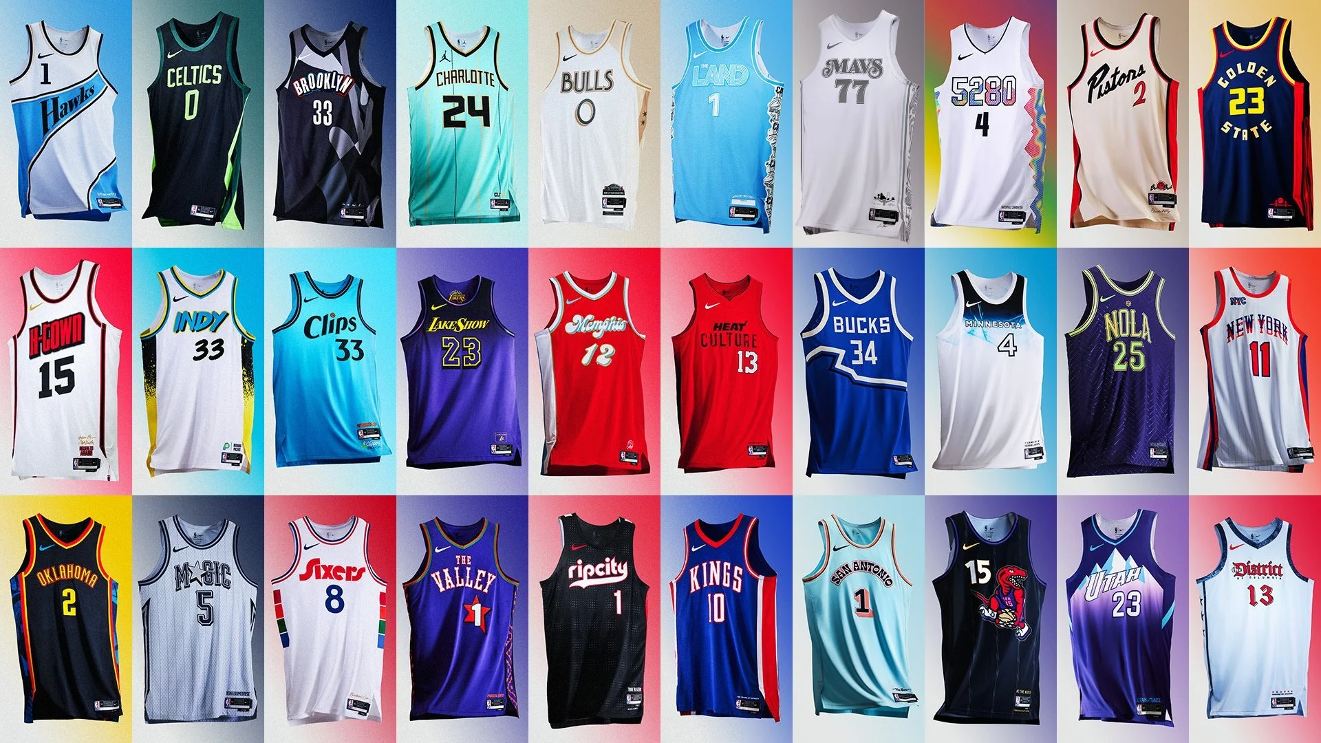 The NBA 2024-25 City Edition Uniforms