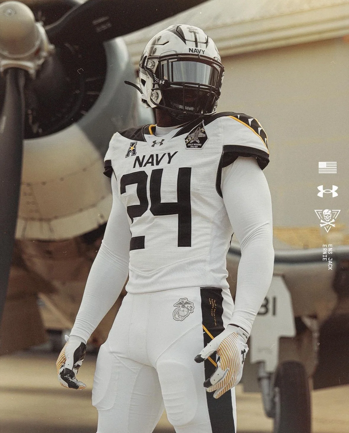 Navy Unveils 2024 Army-Navy Uniform Honoring the Jolly Rogers
