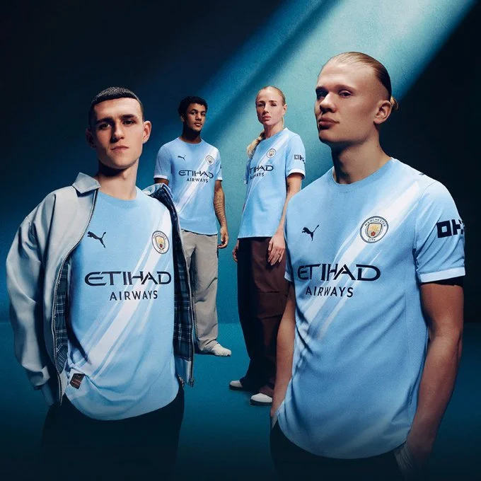 Manchester City Unveil 2025/26 Home Kit Featuring Iconic Sash Design